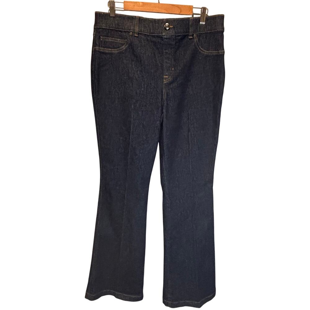 Spanx NWT Denim Flare in Raw Indigo Wash - size XL